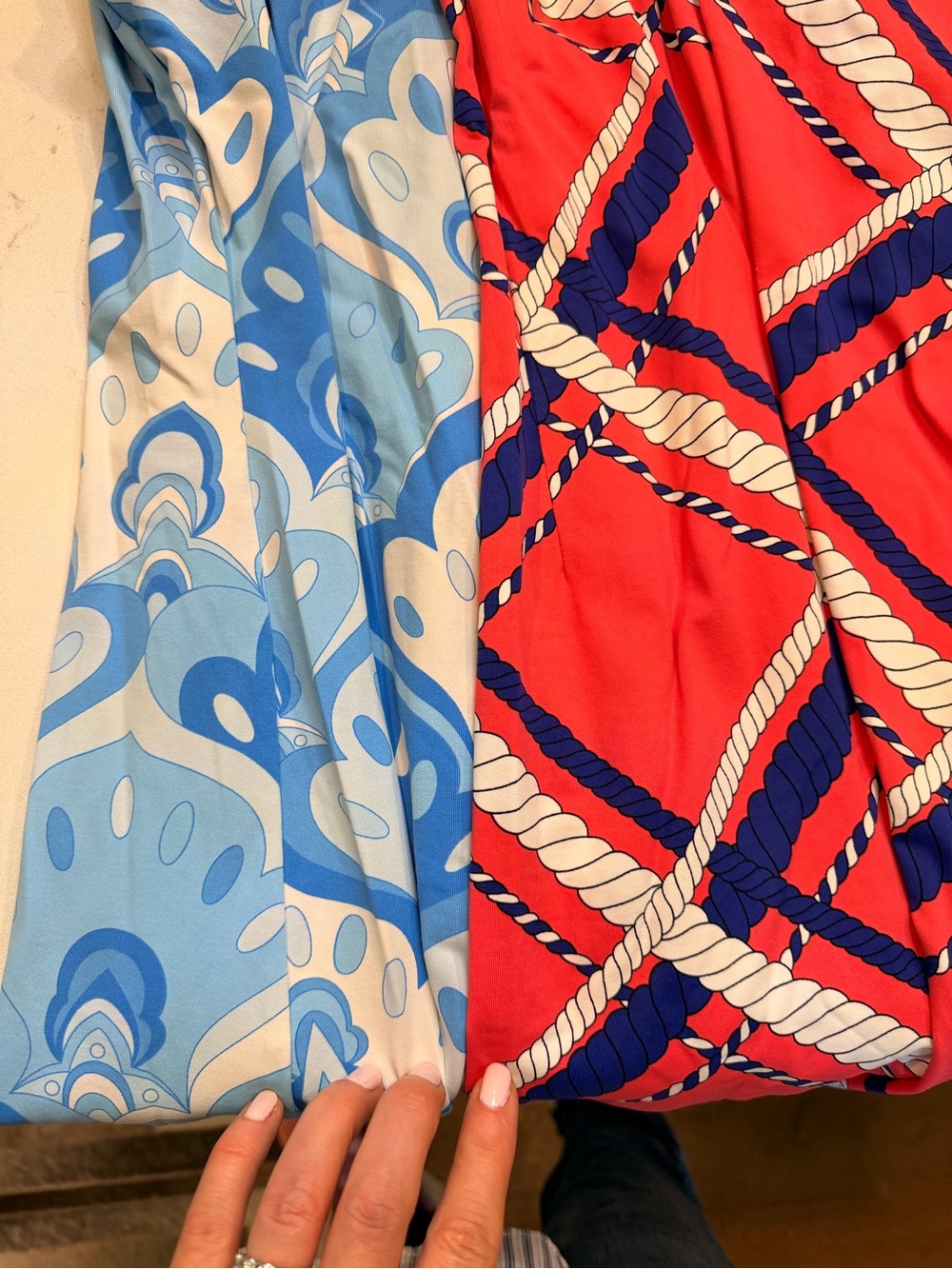 Colorblock Nautical & Abstract Print Fabric Pairing